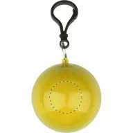   Poncho breloc, unisex, marime universala adulti, ø63 mm, Everestus, 20FEB5230, Plastic LDPE, Galben