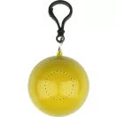 Poncho breloc, unisex, marime universala adulti, ø63 mm, Everestus, 20FEB5230, Plastic LDPE, Galben