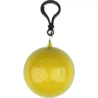   Poncho breloc, unisex, marime universala adulti, ø63 mm, Everestus, 20FEB5230, Plastic LDPE, Galben