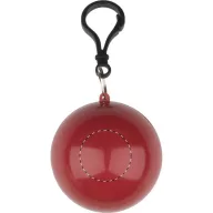   Poncho breloc, unisex, marime universala adulti, ø63 mm, Everestus, 20FEB5228, Plastic LDPE, Rosu