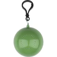   Poncho breloc, unisex, marime universala adulti, ø63 mm, Everestus, 20FEB5227, Plastic LDPE, Verde