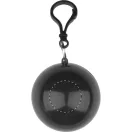 Poncho breloc, unisex, marime universala adulti, ø63 mm, Everestus, 20FEB5225, Plastic LDPE, Negru