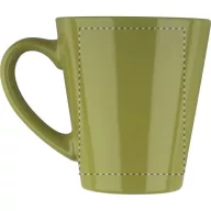   Cana, 350 ml, ø90×105 mm, Everestus, 20FEB4921, Ceramica, Verde
