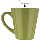 Cana, 350 ml, ø90×105 mm, Everestus, 20FEB4921, Ceramica, Verde