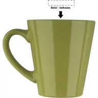   Cana, 350 ml, ø90×105 mm, Everestus, 20FEB4921, Ceramica, Verde