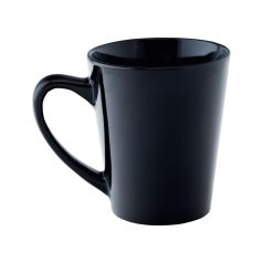   Cana, 350 ml, ø90×105 mm, Everestus, 20FEB4919, Ceramica, Negru