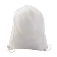   Saculet cu snur tip rucsac, 330×417 mm, Everestus, 20FEB5797, 210T Poliester, Alb