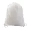 Saculet cu snur tip rucsac, 330×417 mm, Everestus, 20FEB5797, 210T Poliester, Alb