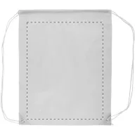   Saculet cu snur tip rucsac, 330×417 mm, Everestus, 20FEB5797, 210T Poliester, Alb