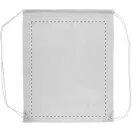 Saculet cu snur tip rucsac, 330×417 mm, Everestus, 20FEB5797, 210T Poliester, Alb