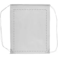   Saculet cu snur tip rucsac, 330×417 mm, Everestus, 20FEB5797, 210T Poliester, Alb