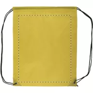   Saculet cu snur tip rucsac, 330×417 mm, Everestus, 20FEB5798, 210T Poliester, Galben