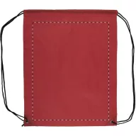   Saculet cu snur tip rucsac, 330×417 mm, Everestus, 20FEB5795, 210T Poliester, Rosu
