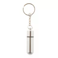   Breloc cutie de medicamente, ø14×52 mm, Everestus, 20FEB9368, Aluminiu, Argintiu
