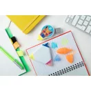 Highlighter, 93×93×13 mm, Everestus, 20FEB9722, Plastic, Alb, Multicolor