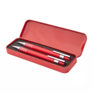   Set instrumente de scris, ø11×132 mm, Everestus, 20FEB11364, Metal, Rosu