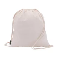   Saculet cu snur tip rucsac, 370×410 mm, Everestus, 20FEB5679, Bumbac, Bej
