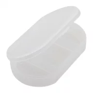  Cutie de medicamente, 60×36×12 mm, Everestus, 20FEB9386, Plastic, Alb