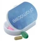 Cutie de medicamente, 60×36×12 mm, Everestus, 20FEB9388, Plastic, Alb