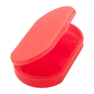   Cutie de medicamente, 60×36×12 mm, Everestus, 20FEB9387, Plastic, Rosu