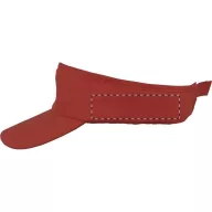   Sun visor, unisex, marime universala adulti, Everestus, 20FEB9960, Bumbac, Rosu