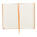 Agenda, 95×145×16 mm, Everestus, 20FEB10221, Piele ecologica, Portocaliu