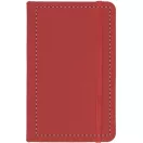 Agenda, 95×145×16 mm, Everestus, 20FEB10222, Piele ecologica, Rosu
