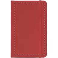   Agenda, 95×145×16 mm, Everestus, 20FEB10222, Piele ecologica, Rosu
