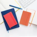 Agenda A6, 2509E17732, Everestus, 95x145x16 mm, Poliuretan, Cauciuc, Albastru dark
