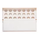 Joc de masa cu 42 de tokenuri, 2410E24305, Everestus, 180 x 125 x 28 mm, Paie, Natur