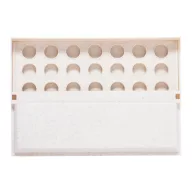   Joc de masa cu 42 de tokenuri, 2410E24305, Everestus, 180 x 125 x 28 mm, Paie, Natur