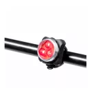 Set lumini reincarcabile pentru bicicleta, 2402E19010, Everestus, 107x35x47 mm, ABS, Silicon, Negru