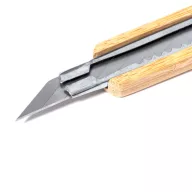   Cutter cu blogaj de siguranta, 2410E25119, Everestus, 18 x 130 x 14 mm, Bambus, Natur