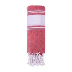   Prosop de plaja 2402E18270, Everestus, 1800x900 mm, Bumbac, Poliester, Rosu