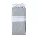 Prosop de plaja 2402E18274, Everestus, 1800x900 mm, Bumbac, Gri