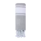 Prosop de plaja 2402E18274, Everestus, 1800x900 mm, Bumbac, Gri