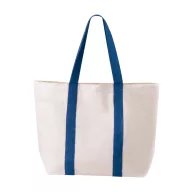   Geanta de plaja, 2402E18648, Everestus, 380x530x170 mm, Bumbac, Albastru inchis