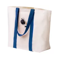   Geanta de plaja, 2402E18648, Everestus, 380x530x170 mm, Bumbac, Albastru inchis