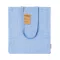 Sacosa de cumparaturi, 2402E18717, Everestus, 380x420x80 mm, Bumbac, Albastru deschis