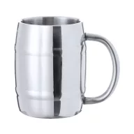   Cana 450 ml, 2402E18448, Everestus, ø90x120 mm, Otel, Argintiu