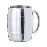   Cana 450 ml, 2402E18448, Everestus, ø90x120 mm, Otel, Argintiu