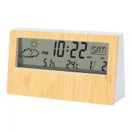   Statie meteo 2402E19083, Everestus, 133x73x31 mm, Bambus, ABS, Natur