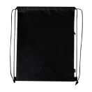 Saculet cu snur, 2402E18783, Everestus, 350x460 mm, Poliester, Negru