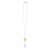 Lanyard 2402E18371, Everestus, 32x500 mm, Bumbac, Metal, Natur