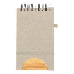   Agenda C6, Dictando, 2402E18313, Everestus, 88x160x20 mm, Poliester, Bambus, Natur