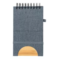   Agenda C6, Dictando, 2402E18312, Everestus, 88x160x20 mm, Poliester, Bambus, Gri