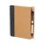 Agenda cu pix inclus, A5, Dictando, 2402E18328, Everestus, 165x210x10 mm, Pluta, Hartie, Negru