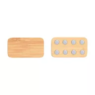   Instrument magnetic antistres, 2410E24680, Everestus, 45 x 12 x 25 mm, Bambus, Natur