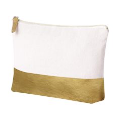  Geanta cosmetice, 2410E24924, Everestus, 240 x 150 x 50 mm, Bumbac, Auriu