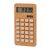 Calculator de biro,u 2402E18365, Everestus, 95x170x14 mm, Pluta, Plastic, Natur